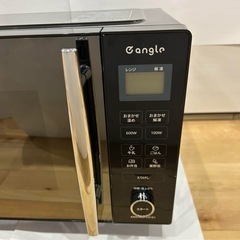 美品！電子レンジ e angle製 黒の画像
