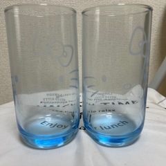 ハローキティ　グラス2個セットの画像