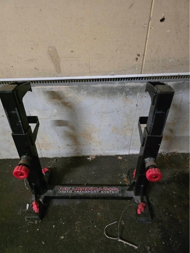 オフロードバイク輸送用スタンド