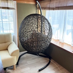 解体済み！さらにお値下げしました！ ハンギングチェア ハンギングチェアーの画像