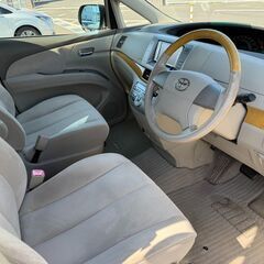 車検7年10月エスティマ アエラスGエディション7人乗り 実走行6.5万km ナビ フリップダウンモニター スマートキー　無事故の画像