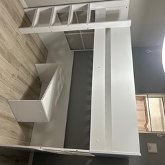 IKEA イケア　ロフトベッド　ホワイト