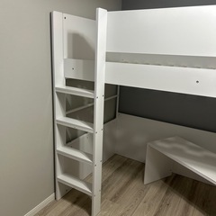 IKEA イケア ロフトベッド ホワイト