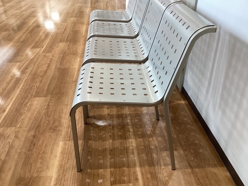 ステンレスチェア４脚セット【町田市再生家具】250340