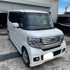 ⑤ 平成27年　ホンダ　N-BOXカスタム　2WD 自動ブレーキ...
