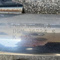 Z250FT純正マフラーの画像