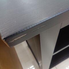 ★ジモティ割あり★ IKEA ローボード ブラック H74×D39.5×W159 クリーニング済み HJ6452の画像
