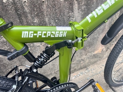 【受付再開】FIELD CHAMP26インチ折りたたみマウンテンバイク MG-FCP266K