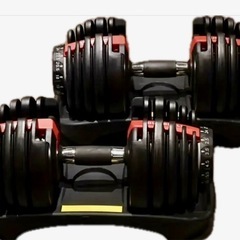 【新品未使用】可変式ダンベル　24kg 2個セット　筋トレ　バー...