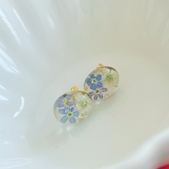 🎀ハンドメイド　レジンのピアスの画像