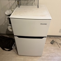 ハイセンス 2ドア冷蔵庫