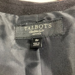 ☆値下げ☆W2505-006 TALBOTS レディース ジャケット ブラック 中古の画像
