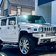 ハマーH2  カスタム多数　28インチ　車検付　バネサス交換