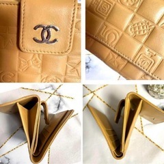 CHANEL シャネル アイコン折り財布 Wホック コンパクト財布