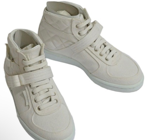 CHANEL シャネル　キャンバス　スニーカー23センチ