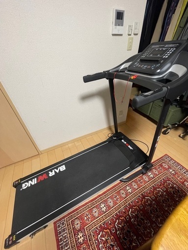 値下げしました！BARWING(バーウィング) ルームランナー 20個のプログラムモード付 見やすい操作パネル ウォーキングマシン フィットネスマシーン トレーニングジム ウォーキングマシン 家庭用静音 折りたたみ トレッドミル