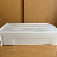 【受け渡し先決まりました】収納ケース（全2個）の画像