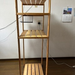 IKEAシェルフユニット　木製ラック
