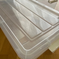 お話し中　収納ケース　収納ボックス　クリアケース　の画像