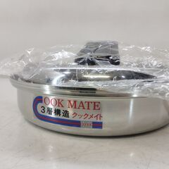 クックメイト フライパン 24㎝ 2.5L 和平金属　/UJ-1236 2F奥の画像