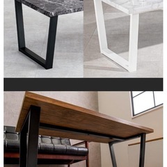 ローテーブル　大理石調柄の画像