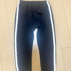 決まりました★キッズ　ズボン　ラインパンツ　110 黒の画像