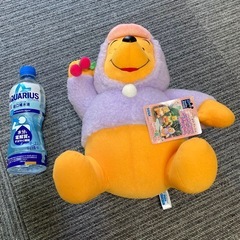 【新品・タグ付き】Disney ★ くまのプーさん　スーパージャンボ　アニマルコート　ぬいぐるみ　希少の画像