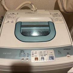 洗濯機　日立　NW-5KRの画像