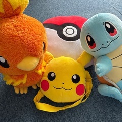 ポケモン ぬいぐるみ ゼニガメ リュック モンスターボール ピカ...