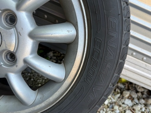23年製バリ山　155/65R13 エナセーブ　ラパン純正アルミ　４本セット