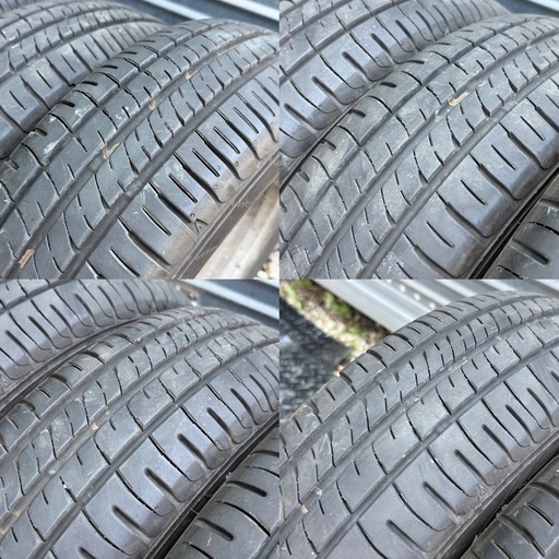 23年製バリ山　155/65R13 エナセーブ　ラパン純正アルミ　４本セット