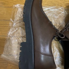 【超美品27.5cm】CPCM(シーピーシーエム)シャークハイソールモカシンシューズの画像