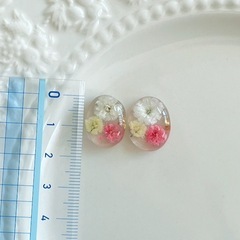 【一時受付停止】🎀ハンドメイド　レジン（ピアス，イヤリング）の画像