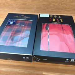 DAKS 赤 トランクス Brooks Brothers 赤紺チ...