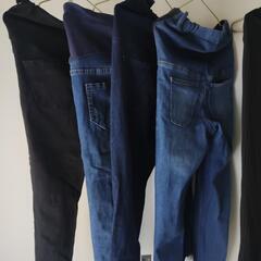 マタニティ デニム パンツ スカート まとめの画像