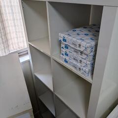 お洒落で大きめ収納棚！