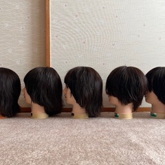 ①レディースカットウィッグ カット済みの画像