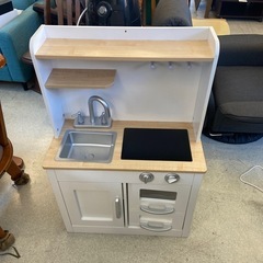 M2505-013 子供用 キッチン台 おままごと用 キズ汚れ有り