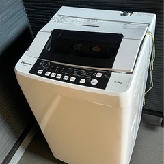 ハイセンス洗濯機5.5kg　