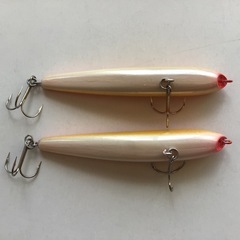 【新品未使用】ルアー ペンシル 2個セット リトル ロック ベイツ LITTLE ROCK BAITS CAMPANYの画像