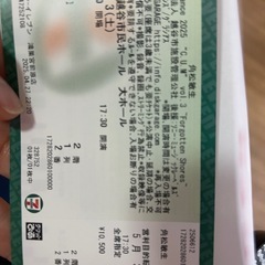 角松敏生さん  5/3   越谷 ライブチケット