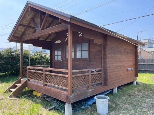 【価格変更・画像更新】木造小屋・物置・別荘・ミニハウス・ログハウス・ウッドハウス（現状渡し）