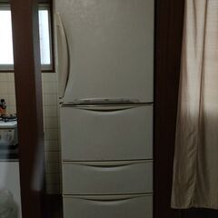【野菜室冷凍のみ稼働】日立４ドア380L冷凍冷蔵庫R-S381PAM