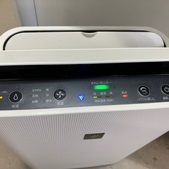 ☆値下げ☆I2505-009 シャープ 加湿空気清浄機 KC-50TH2-W 2017年製 通電確認済み 加湿機能は未確認 キズ汚れ有りの画像