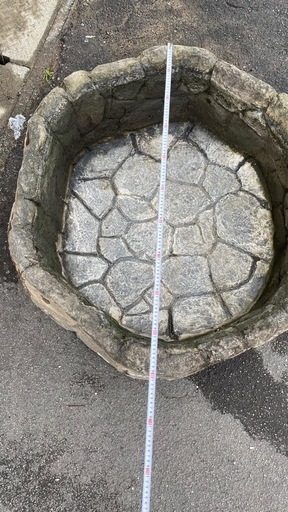 石積み風組み池