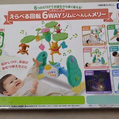 くまのプーさん えらべる回転 6WAYジムにへんしんメリー