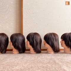 ③美容師実技試験用 カット済 カットウィッグ の画像