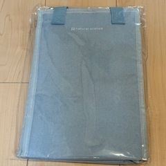 【新品未使用】保冷バッグ　水色の画像