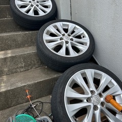 20アルファード純正アルミ