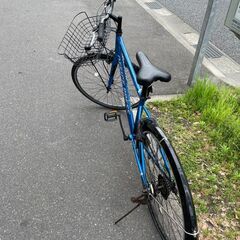 自転車　No.245　ブルー　OFFICE PRESS　サイクルベースあさひ　28インチ　【リサイクルショップどりーむ荒田店】の画像